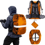 Waterproof Backpack Rain Cover,8000mm Waterproof Level,Upgraded with Reflective,Anti-Slip Cross Buckle Straps,Ultra-Strong Multilayer Structure for Hiking,Biking,Camping,Outdoor, Traveling