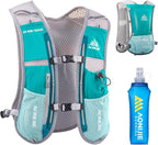 Azarxis Running Water Bottles Flask BPA Free Leakproof Hydration Vest Packs Waist Belt Replacement for Triathlon Marathon Hiking Cycling Climbing Runner