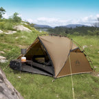 Night Cat Ultralight Backpacking Tent: Waterproof Lightweight Two People Camping Tent for Outdoor Hiking Trekking with Double Layers Aluminum Poles and Footprint