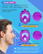 Greatever G2 Full Face Snorkel Mask with Latest Dry Top System,Foldable 180 Degree Panoramic View Snorkeling Mask with Camera Mount,Safe Breathing,Anti-Leak&Anti-Fog