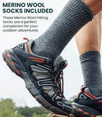 Merino.tech Men’s Merino Wool Base Layer Set – Zip-Up Heavyweight, Midweight Thermal Top & Bottom