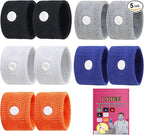 LYJEE Motion Sickness Bands for Adults and Kid Morning Sickness Relief Through Pressure Point Therapy Seasickness Wristband for Cruise Travel
