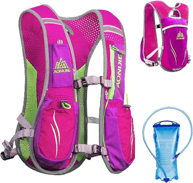 YAPJEB Hydration Vest - 5L Running Water Backpack for Trail, Marathon, Cycling, Hiking - Outdoors Pack