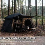 Vidalido Tents，3-4 Person Camping Tent with Extended Vestibule，Weather Resistant Family Tents with Breathable Mesh Windows，Easy Install Waterproof Outdoor Tent for Backpacking and Camping Hiking