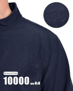 MAGCOMSEN Men's Fleece Lined Softshell Jacket Waterproof Windbreaker Rain Jacket for Tactical Hiking