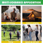 Portable Ultralight Travel Stool - Camping Chair, Foldable Fishing Stool with Carry Keychain,Handbag Style Fold for Backpack, Outdoor Footstool for Picnic Hiking Fishing