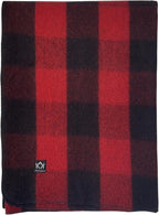 Arcturus Plaid Wool Blankets - 4.5lbs Warm, Heavy, Washable, Large | Great for Camping, Outdoors, Sporting Events, or Home