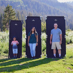 Teton Camping Cot with Patented Pivot Arm, Folding Camping Cot, Durable Heavy Duty Canvas, Comfortable Sleeping Bed for Adults, Portable