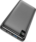 IXNINE Power Bank 26800mAh Portable Charger, 22.5W Fast Charging PD QC 3.0 Compact External Battery Pack with LED Display and 4 USB Outputs for Cellphone Tablet