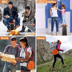 Fishboy Upgraded Collapsible Stool, 400lbs Max Weight, Lightweight But Sturdy, Portable Retractable Folding Telescoping Foldable Camping Stool for Adults Outdoor Fishing Hiking Gardening Travel BBQ