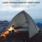 Naturehike Cloud-Up Tent Lightweight Backpacking Tent with Footprint - Free Standing Ultralight Camping Hiking Backpack Tents