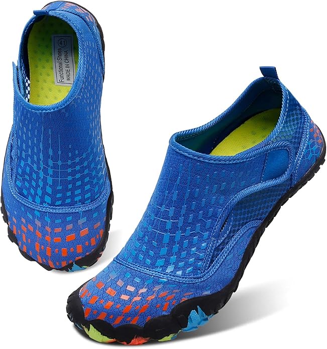 L-RUN Barefoot Water Shoes Women Mens Aqua Sock Athletic Hiking Water Sports Shoes for Swim Beach Pool Sand Diving Walking