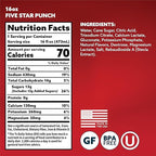 Hoist Premium Hydration Isotonic Electrolyte Drink, Powerful IV-Level Hydration, Five Star Punch, 16 Fl Oz (Pack of 12)