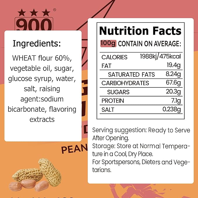 Emergency Food Supply - Peanut Hardtack, Mre Meals Military 2025, Emergency Meals Survival Bars, Camping Hiking Survival Food High Calorie Bars, 12 Count, Long Shelf Life