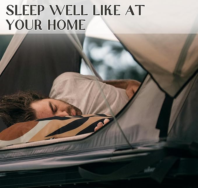 Camping Pillow Shredded Memory Foam Travel Pillows for Sleeping Compressible Lightweight Camp Pillow Washable Backpacking Pillow for Camping & Hiking Firm Supportive Small Pillow for Travel