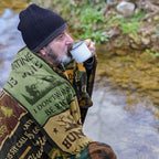 Hunting Gifts for Men, Hunting Gift Blanket 60"x50", Gifts for Hunters, Hunter Present for Dad/Gandpa, Hunting Decor