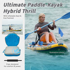 Adventure 12’×35"/39" Extra Wide Paddle Board, One-Stop Premium SUP Board Accessories, Tailored 5 Fins, Stable Inflatable Stand Up Paddle Boards for Youth/Adults of All Skill Levels