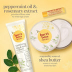 Burt's Bees Mama Gift Set, Includes Lip Balm, Leg and Foot Cream, and Belly Butter, Natural Origin Skin Care, 0.15 oz./3.38 oz./6.5 oz.