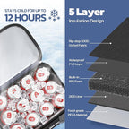 Maelstrom Collapsible Soft Cooler Bag, 24/30/60/75 Cans Beach Cooler, Ice Chest, Leakproof & Portable for Beach, Camping, Road Trips & Grocery Shopping