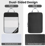 8 Set/6 Set/4 Set Compression Packing Cubes for Travel, Lightweight Vacation Travel Essentials, Travel Accessories for Suitcase Organizer Bags Set, Durable Luggage Organizer