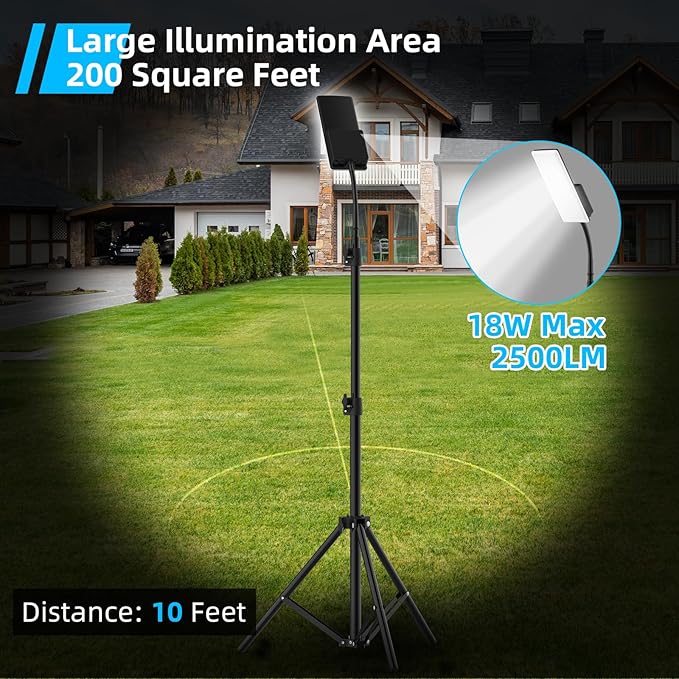 Camping Light, Telescoping Lantern Light, 10000mAh Rechargable Work Lights with Stand for Garage Mechanics Workshop Outdoor,Adjustable Metal Telescoping Tripod 6Ft