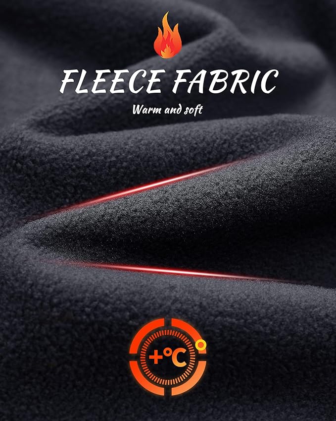 MAGCOMSEN Men's Fleece Lined Softshell Jacket Waterproof Windbreaker Rain Jacket for Tactical Hiking