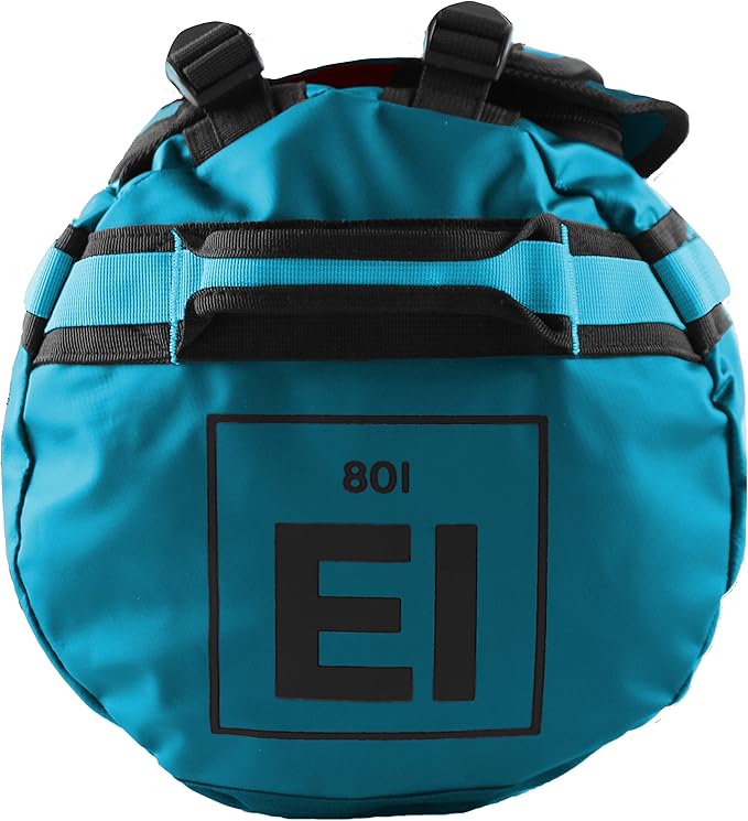 Element Equipment Trailhead Duffel Bag Shoulder Straps Waterproof Teal Large