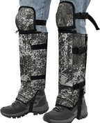 Snake Gaiters Leg Guards, Waterproof Snake Guards, Adjustable Snake Bite Protection for Lower Legs, Snake Chaps for Men&Women
