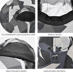 Sun Hat for Men Women with Neck Flap,UPF 50+ UV Protective Hiking Fishing Hats,Wide Brim Sun Hat for Women&Men