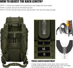 Mardingtop 70L Internal Frame Backpack for Hunting,Camping,Hiking Backpacking Backpack with Rain Cover