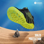 SIMARI Water Shoes for Women Men - Barefoot Quick-Dry Aqua Socks | Lightweight Swim Shoes for Surfing, Swimming, Beach Sports, Kayaking, Diving | Non-Slip Design