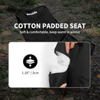 Naturehike Seastar Padded Camping Chair, Oversized 2-Position Adjustable Folding Chair, Portable Camp Chair with Side Pocket & Carry Bag