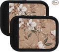 Flowers Earthy Luggage Handle Wrap for Suitcase Luggage Tags Handle Covers Identifiers Soft Decorations Travel Accessories 2 Pack