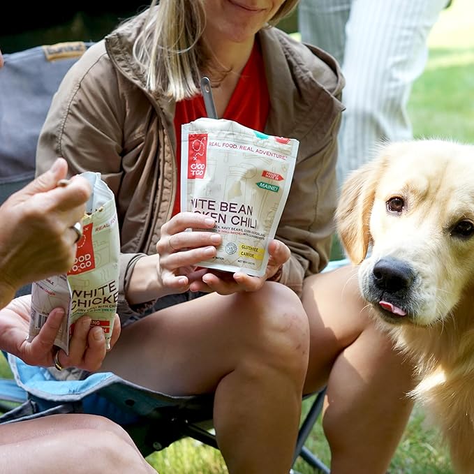 GOOD TO-GO White Bean Chicken Chili (Single Serving) | Camping & Backpacking Food | Just Add Water Backpacking Meals | Good To-Go Dehydrated Meals Taste Better Than Freeze Dried Food