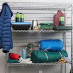 Rubbermaid ActionPacker Lockable Storage Box, 35 Gal, Grey and Black, Outdoor, Industrial, Rugged