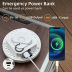 10000mAh Rechargeable Hanging Tent Lighting, Portable 30W 4000LM LED Camping Lantern with Magnet, 4 Lighting Modes, IPX5 Waterproof LED Flashlight for Emergency