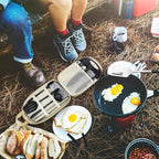 Camp Kitchen Organizer, Multi-Pocket Camping Cooking Utensils Bag, Waterproof Portable Storage for BBQ Outdoor Cooking Essentials