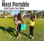 Viva 14QT On-The-Go Personal Portable Hard Cooler Ice Chest | Everyday, Beach, Sports, Camping, Picnics, Lunch Box, Groceries/Market