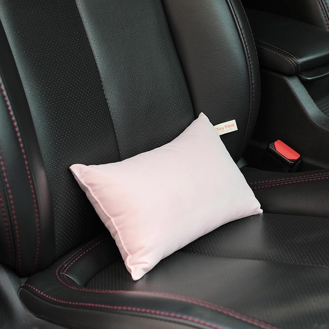 NTBAY Tiny Pillows, Down Alternative 7"x11" Microfiber Mini Pillows for Travel, Pets, Soft Machine Washable Small Pillow for Neck, Wrist, Lumbar and Knee, Dark Brown