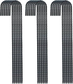 16 Inch Ground Rebar Stakes, J Hook Extra Heavy Duty Rust Proof Coated Steel Ground Anchors with Chisel Point End for Camping Tent and Canopy Tent (8)