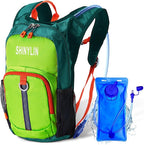 Kids Hydration Backpack with 1.5L Water Bladder Hiking Backpack Lightweight for Boys or Girls Children Biking Climbing Running Cycling