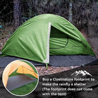 Clostnature Crux Lightweight Tent for Backpacking - 1/2/3/4 Person Ultralight Backpacking Tent, Waterproof Easy Setup Camping Tent, Hiking Tent for Outdoor, Hiking and Mountaineering