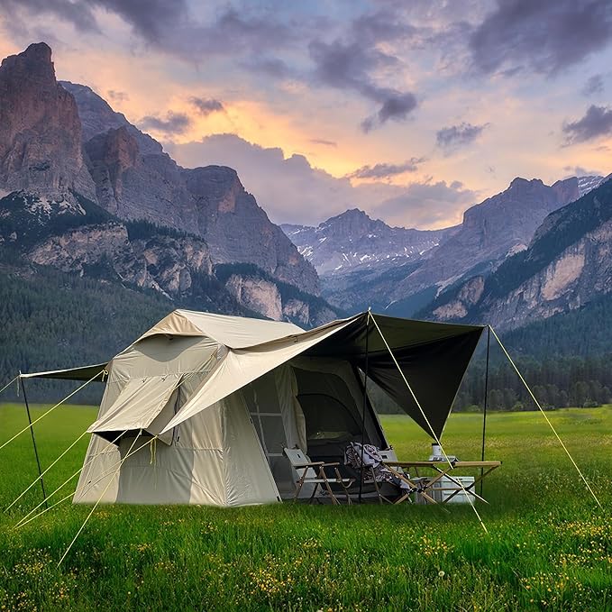 3-5 Person Waterproof Camping Tent,Large Family Cabin Tents for Outdoor Camping Hiking Backpacking Picnic