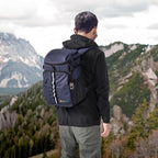 SUN CUBE Cooler Backpack 33 Can, Leakproof Insulated Backpack Cooler for Men Women, Camping Cooler Backpack for Beach Travel Hiking, Waterproof Lunch Backpack, Navy