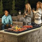 only fire Foldable X-Marks Fire Pit Cooking Grate, Portable Rectangle Campfire Grill Grate with Handles, Heavy Duty Steel Campfire BBQ Grill for Outdoor, 40 inch