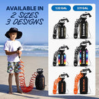 SUN NINJA Portable Shower, Camping Shower with 7 Mode Shower Head, Neoprene Cover Helps Keep Water Warm, High Pressure Hose, Easy to Carry