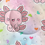 AILONEN Pink Lovely Rabbit Sleeping Bag for Girls Kids Adults,Warm and Cool Weather,Lightweight,Waterproof Backpacking,Cartoon Flowers Printed Bunny Sleeping Bag for Camping