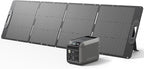 Dabbsson 600L Solar Generator with 210W Solar Panel,768Wh 600W Power Station,Up to 900W AC Output,1.5X Extended Runtime,Recharge 100% in 1.6 Hrs,Semi-Solid LiFePO4,100W USB-C,EPS,for Camping RV Home