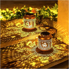 Frog Solar Lanterns Outdoor Waterproof Hanging Solar Lights Frog Gifts for Women Men Mom Metal Decorative LED Outdoor Lanterns for Patio, Lawn, Landscape, Garden Decor, Yard Decorations