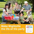 Metro Mightylite ML180XL Top Load Insulated Food Carrier - Professional-Grade Multipurpose Pan Carrier, Insulated Cooler and Food Warmer with Extra Capacity Lid - 45 qt or 5 Pan Capacity